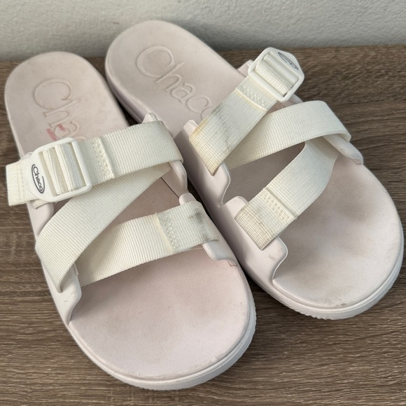 Chaco Women's Chillos Slide, White, Size 11 - Picture 2 of 6